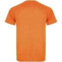 Montecarlo sportowa koszulka dziecięca z krótkim rękawem fluor orange (K04253LH)