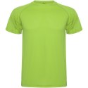 Montecarlo sportowa koszulka dziecięca z krótkim rękawem lime / green lime (K04252XD)