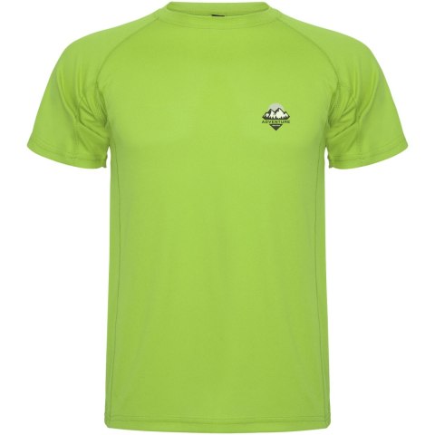 Montecarlo sportowa koszulka dziecięca z krótkim rękawem lime / green lime Montecarlo sportowa koszulka dziecięca z krótkim rękawem lime / green lime