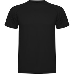 Montecarlo sportowa koszulka męska z krótkim rękawem czarny (R04253O2)