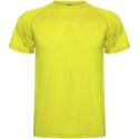 Montecarlo sportowa koszulka męska z krótkim rękawem fluor yellow (R04251C6)