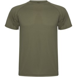 Montecarlo sportowa koszulka męska z krótkim rękawem militar green (R04255M1)