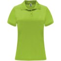 Monzha sportowa koszulka damska polo z krótkim rękawem lime / green lime (R04102X1)