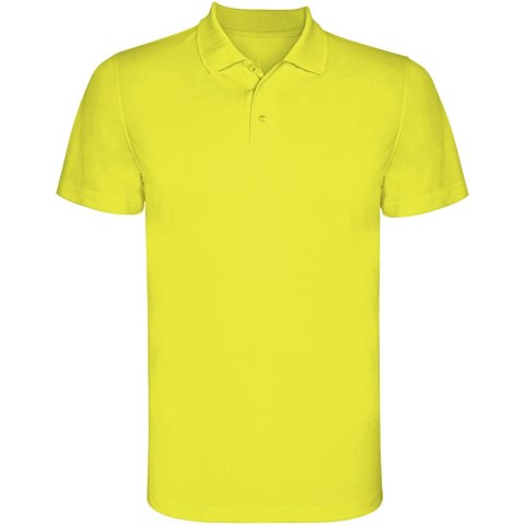 Monzha sportowa koszulka męska polo z krótkim rękawem fluor yellow Monzha sportowa koszulka męska polo z krótkim rękawem fluor yellow
