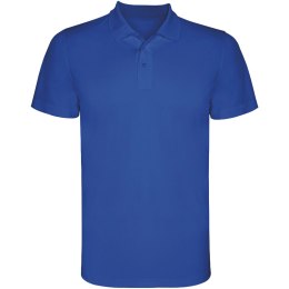 Monzha sportowa koszulka męska polo z krótkim rękawem royal (R04044T2)