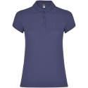 Star koszulka damska polo z krótkim rękawem blue denim Star koszulka damska polo z krótkim rękawem blue denim