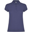 Star koszulka damska polo z krótkim rękawem blue denim (R66341K2)