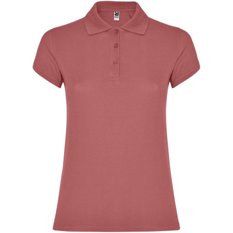 Star koszulka damska polo z krótkim rękawem chrysanthemum red (R66344K2)