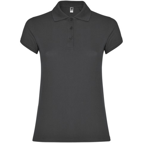 Star koszulka damska polo z krótkim rękawem dark lead (R66344B1)