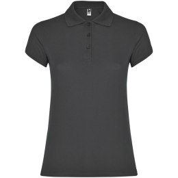 Star koszulka damska polo z krótkim rękawem dark lead (R66344B2)