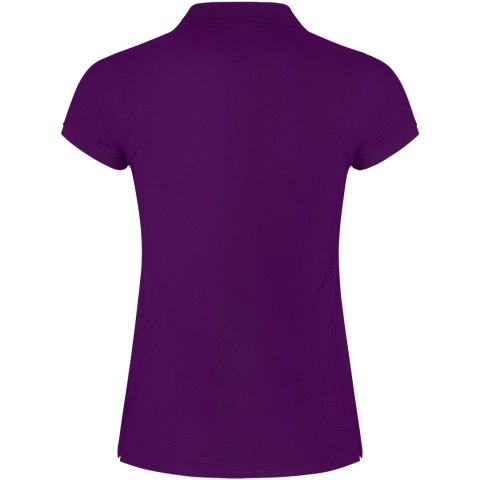 Star koszulka damska polo z krótkim rękawem fioletowy (R66344H3)