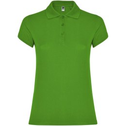 Star koszulka damska polo z krótkim rękawem grass green (R66345C1)