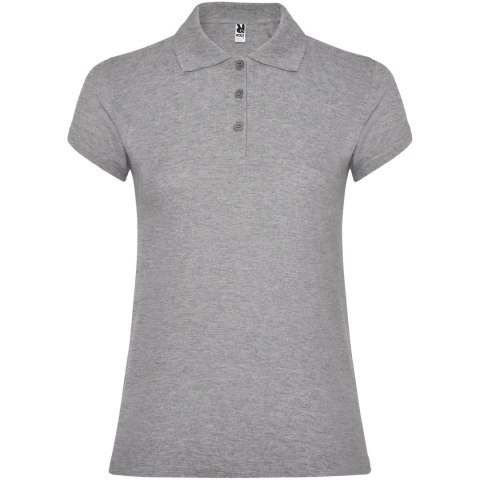 Star koszulka damska polo z krótkim rękawem marl grey (R66342U3)