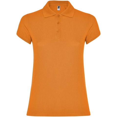 Star koszulka damska polo z krótkim rękawem pomarańczowy (R66343I2)