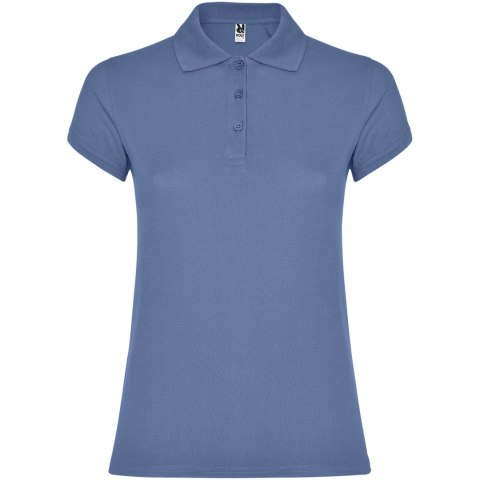 Star koszulka damska polo z krótkim rękawem riviera blue (R66341V2)