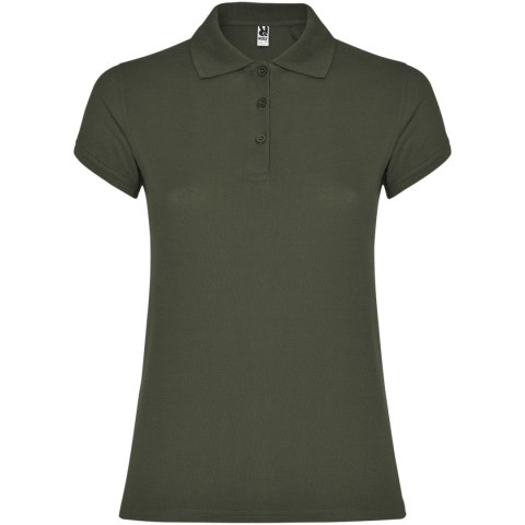 Star koszulka damska polo z krótkim rękawem venture green (R66344Y1)