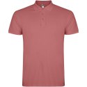 Star koszulka męska polo z krótkim rękawem chrysanthemum red