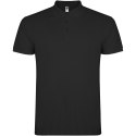 Star koszulka męska polo z krótkim rękawem czarny (R66383O6)