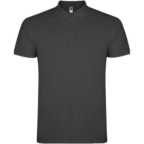 Star koszulka męska polo z krótkim rękawem dark lead (R66384B3)