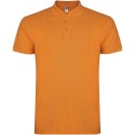 Star koszulka męska polo z krótkim rękawem pomarańczowy (R66383I5)