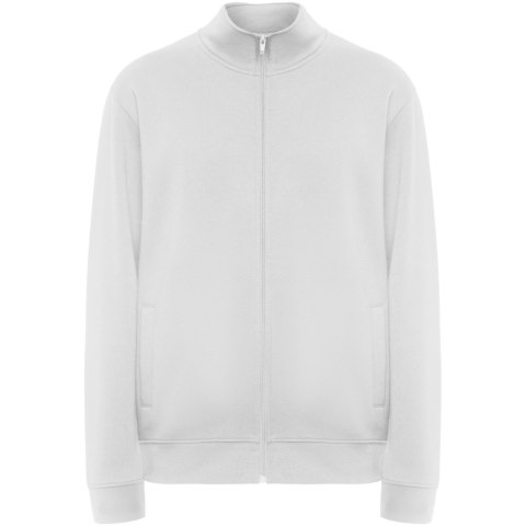Ulan bluza unisex z zamkiem błyskawicznym na całej długości biały Ulan bluza unisex z zamkiem błyskawicznym na całej długości biały