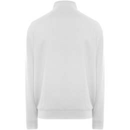 Ulan bluza unisex z zamkiem błyskawicznym na całej długości biały