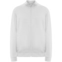 Ulan bluza unisex z zamkiem błyskawicznym na całej długości biały Ulan bluza unisex z zamkiem błyskawicznym na całej długości biały