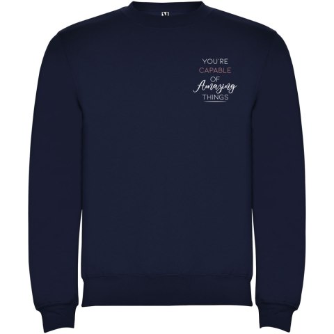 Batian ECO bluza unisex z okrągłym dekoltem navy blue Batian ECO bluza unisex z okrągłym dekoltem navy blue