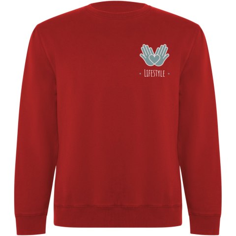 Batian bluza unisex z okrągłym dekoltem czerwony Batian bluza unisex z okrągłym dekoltem czerwony