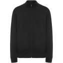 Ulan bluza unisex z zamkiem błyskawicznym na całej długości czarny