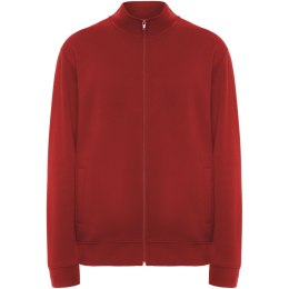 Ulan bluza unisex z zamkiem błyskawicznym na całej długości czerwony