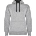 Urban damska bluza z kapturem marl grey / black