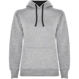 Urban damska bluza z kapturem marl grey / black