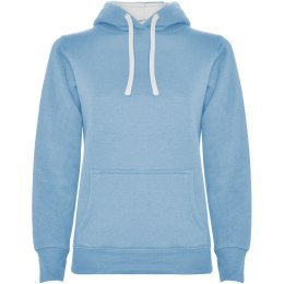 Urban damska bluza z kapturem sky blue / white