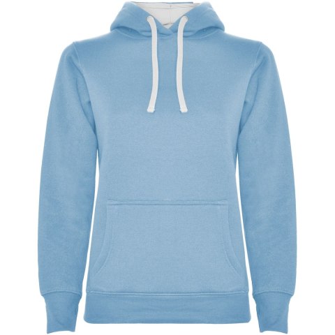 Urban damska bluza z kapturem sky blue / white