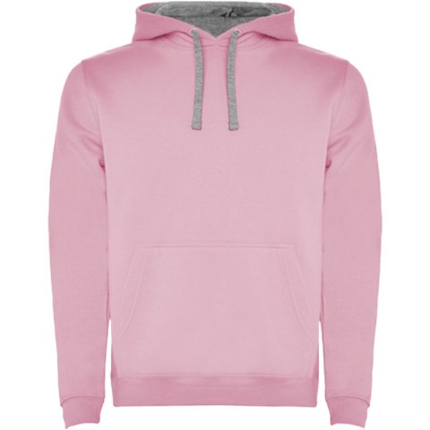 Urban dziecięca bluza z kapturem light pink / marl grey (K10678FJ)