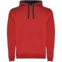 Urban męska bluza z kapturem red / black