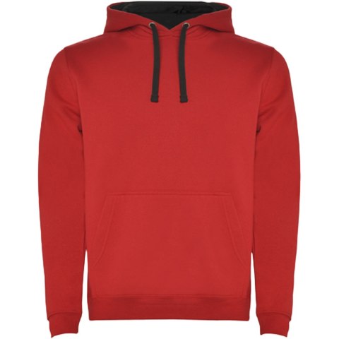 Urban męska bluza z kapturem red / black Urban męska bluza z kapturem red / black