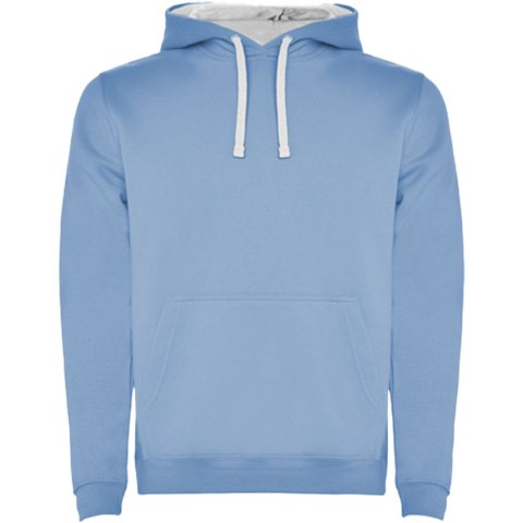 Urban męska bluza z kapturem sky blue / white (R10678D2)