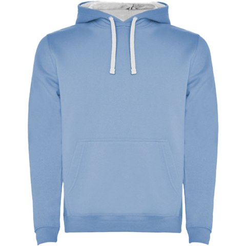 Urban męska bluza z kapturem sky blue / white Urban męska bluza z kapturem sky blue / white