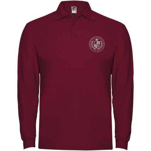 Estrella koszulka męska polo z długim rękawem garnet Estrella koszulka męska polo z długim rękawem garnet