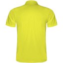Monzha sportowa koszulka męska polo z krótkim rękawem fluor yellow