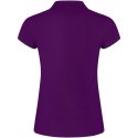 Star koszulka damska polo z krótkim rękawem fioletowy (R66344H1)