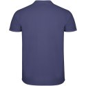 Star koszulka męska polo z krótkim rękawem blue denim