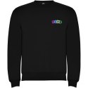 Ulan bluza unisex z zamkiem błyskawicznym na całej długości czarny