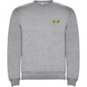 Ulan bluza unisex z zamkiem błyskawicznym na całej długości marl grey (K10702UJ)