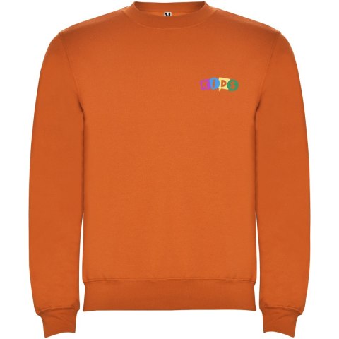 Ulan bluza unisex z zamkiem błyskawicznym na całej długości pomarańczowy Ulan bluza unisex z zamkiem błyskawicznym na całej długości pomarańczowy