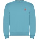 Ulan bluza unisex z zamkiem błyskawicznym na całej długości turkusowy