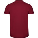 Star koszulka męska polo z krótkim rękawem garnet