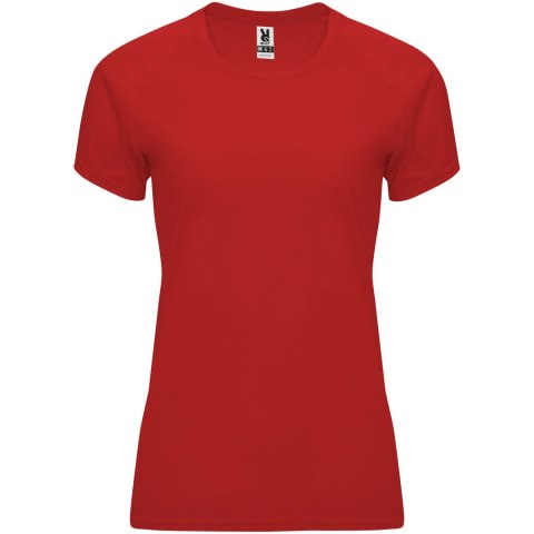 Bahrain sportowa koszulka damska z krótkim rękawem czerwony (R04084I1)